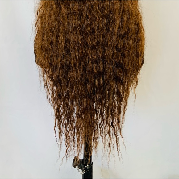 26” Ombre Brown 13x4 Lace Front Wig - Curling/Flat Iron Safe - Picture 9 of 14